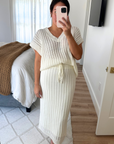 Crochet Skirt | White