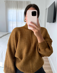 Blame It On Me Brown Sweater