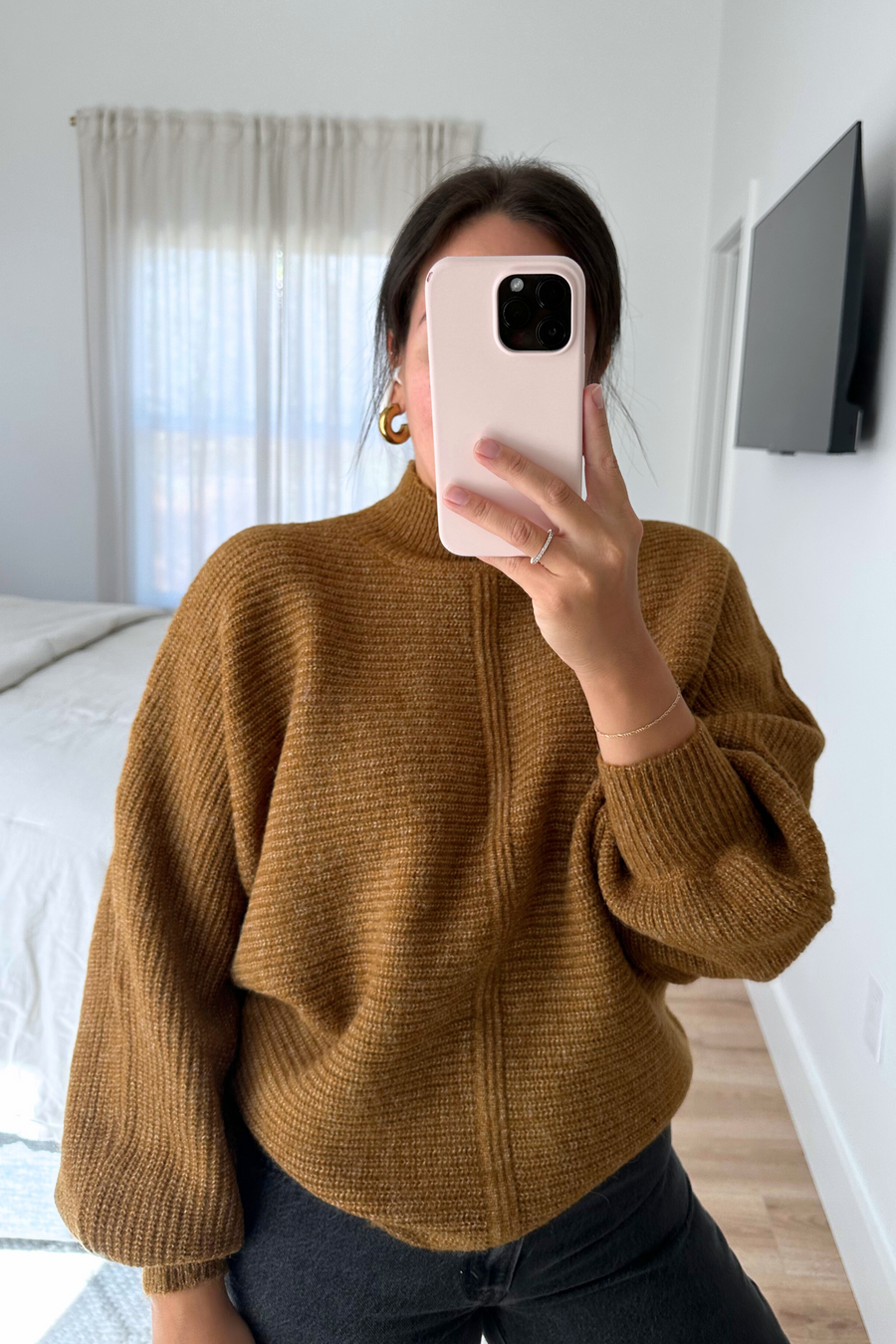 Blame It On Me Brown Sweater